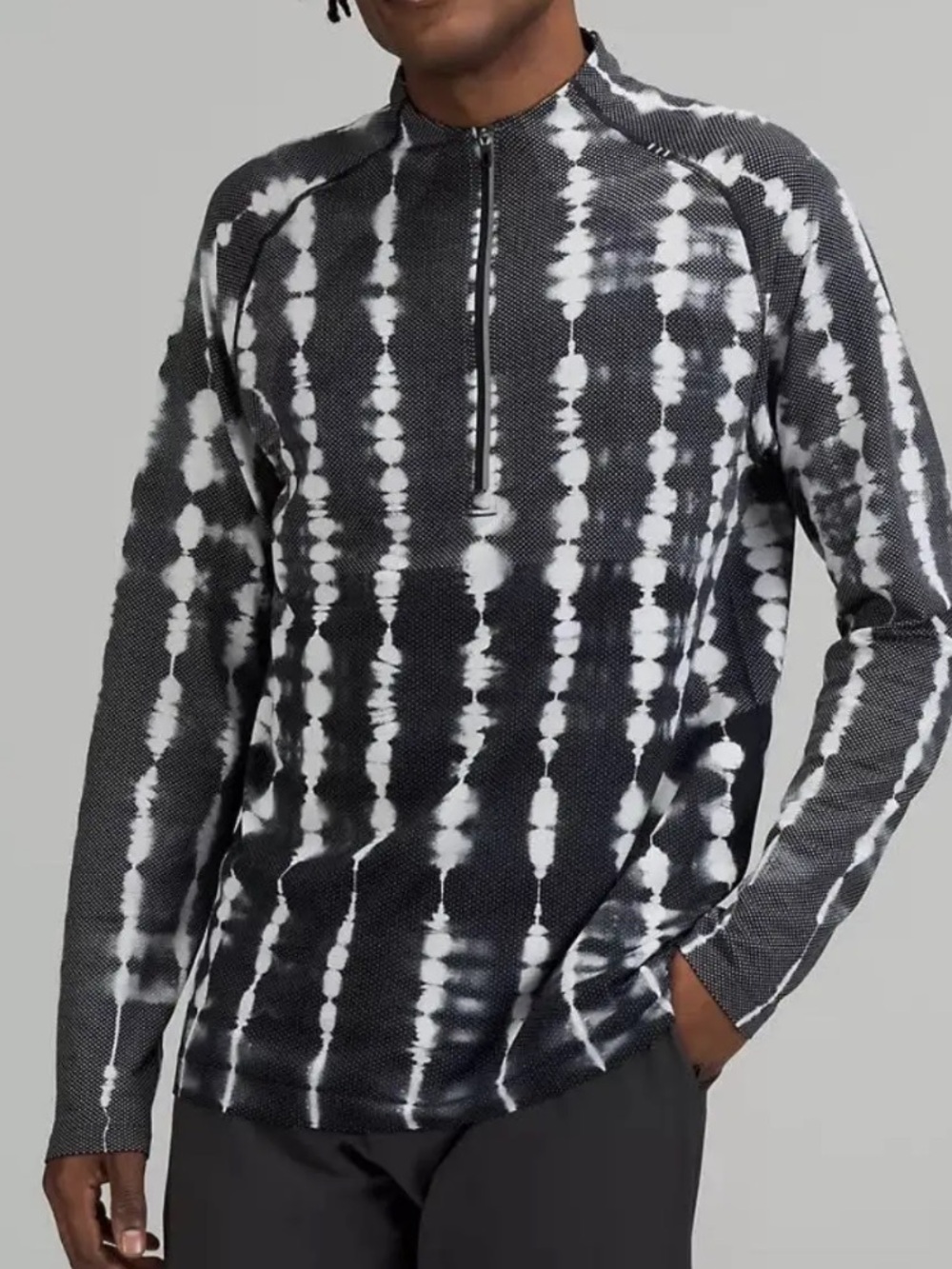 Lululemon Metal Vent Tech Midweight Tie-Dye Quarter-Zip Sweater Size: L